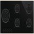 Smeg DSN PV695LCNR Hob Gas/Gls 5Z Black 535.64.139