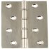Butt Hinge DSSW Stainless Steel Square corners Length x width: 100 x 66 mm satin 926.83.220