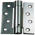 Butt Hinge Sprung 100 x 76 mm Steel Single action closes door automatically Satin chrome 926.56.004