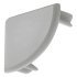 Loox5 2195 Profile SM Endcaps Plastic Silver 833.74.822
