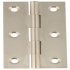 Butt Hinge 76 x 40 mm Brass With fixed brass pin Polished brass 354.24.853