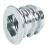 Screw-In Sleeve with Rim Steel Length 13 mm M6 internal thread galvanized 030.10.863