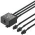 LED Multi Driver Box for Operating up to 3 Drivers with 1 Switch Up to 3 drivers/distributors with 1 switch can be switched using the switching function Black finish 833.89.061