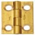 Butt Hinge 25 x 19 mm Brass Self coloured 354.24.800