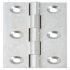 Broad Style Hinge 64 x 35 mm Brass With brass pin Antique brass 354.19.129