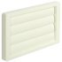 Manrose 100mm Grav Flap Wall Grille Wht 565.30.830