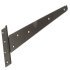 Tee Hinge Medium Pattern Black Steel Length 305 mm Dim. A 100 mm Dim. B 35 mm 926.85.163