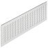 Ventilation Grille Rectangle 480x100mm Anodised Silver Fire Rated 575.05.933