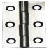 Butt Hinge 50 x 28 mm Brass Polished chrome 354.20.210