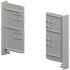 NPS Int Drawer Front Cover Cap 90mm Stn 551.89.570