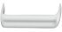 D Pull Handle Anodised Silver Col D10x32mm 96mm Fixing Centres 116.05.941