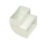 Connector Vertical 90° Bend Flame Retardant White System 4a 565.30.760