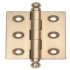 Butt Hinge Ball Finial Brass Unwashered Length x width: 50 x 38 mm polished chrome 354.43.210