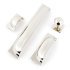 Queslett Cup Handle Brass Polished Nickel 96mm Fixing Centres - view 2