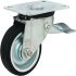 D80mm Castor Swivel with Brake Plastic Galvanised 670.03.203