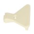 Door Stop with Two Dowels and One Screw Hole For series drilled holes Cream white 356.27.701