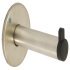 Buffered Coat Hook 316 L Cubicle Fittings for 13 mm Board Partitions PBA Stainless steel Satin finish 980.34.450