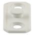 Stud Plate for Concealed Restrictor Stainless Steel and Zinc Alloy Height 9.5 mm white 973.00.807
