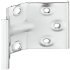 Corner Brace for Attaching Table Legs to Table Frame Height 70 mm Steel Galvanized 641.00.910