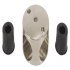 Cross Connector 316 L Cubicle Fittings PBA Stainless steel fittings for glass partitions Satin stainless steel finish 980.34.140