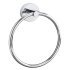 Towel Ring Height 162 mm Width 185 mm Depth 43 mm Romsey Chrome plated finish 580.88.010