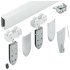 Fitting Set for Sliding Glass Interior Doors Hawa-Junior 120/GP Top hung system For 1 door 941.20.010
