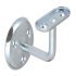 Handrail Bracket Ø 60 mm for Flat Based Handrails Mild Steel Face fixing White epoxy 982.07.017