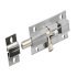 Barrel Bolt for Screw Fixing Brass Length 40 mm chrome plated - view 3