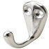 Coat Hook Single Aluminium 30-35 x 36-42 mm Height 36 mm depth 30 mm 845.01.806