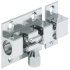 Barrel Bolt for Screw Fixing Brass Length 40 mm chrome plated - view 2