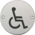 Graphic Sign D76mm-Disabled SSS/Black 987.15.400