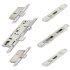 3 Point Deadbolt 35 mm with Lock Unit Centre Keep and Top/Bottom Keep Brass bolts zinc plated steel forend 911.50.905