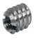 Screw-in Sleeve with Screwdriver Slot Length 15 mm outer Ø 12 mm core Ø 9 mm M6 internal thread for Ø 7/9 mm hole 030.00.324