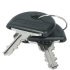 Dead bolt rim lock With fixed plate cylinder backset 25 mm Standard profile for series production of furniture Keyed different cylinder length 22 mm black key cap mounting: Right hand - view 4