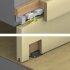 Complete Set for Sliding Interior Doors Hawa-Junior 80 Top hung system For 1 door Junior 80/Z without SoftMove 80 940.80.113
