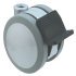 Swivel Twin Wheel Castor with Brake Ø 75 mm Hooded Ø 10-11 mm Pin Hole Load capacity 80 kg 660.90.235