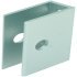Channel Bracket Set Cubicle Fittings for 12-13 mm Board Partitions Aluminium Wall fixing 980.07.913