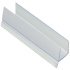 Plinth Seal 18/19mm 3050mm Plastic Trans 713.25.098