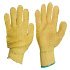 Gloves Criss Cross Knit Wrist One size fits all Yellow nylon/cotton 007.64.070