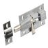 Barrel Bolt for Screw Fixing Brass Length 40 mm chrome plated - view 4