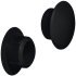 Cover Cap Plastic for Blind Holes Ø 10 mm For push fitting Black 045.00.341