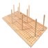 Spare Peg Set for Plate Stack Insert 6 pegs per set Clear lacquered european oak 556.98.490