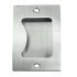 Pull Handle Flush 100 x 50 mm 316 Stainless Steel Suitable for use on sliding timber doors Satin 902.00.570