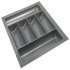 Plastic Cutlery Insert for Nominal Depth 500 mm for Cabinet Width 300-1000 mm With horizontal cutlery compartments Size 30/60 for cabinet width 300 mm - view 2