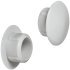 Cover Cap Plastic for Blind Holes Ø 10 mm For push fitting Light grey (RAL 7035) 045.00.540