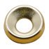 Washers Screw Cup Size No. 10 depth Ø 15.1 x 3.0 x hole Ø 6.7 mm nickel plated 037.04.705