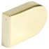Tiomos 95D Cover Cap D-Shape Plastic Sat Nickel 324.05.628