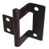 Flush Hinge Cranked 15-16 mm Door Thickness Steel For medium duty applications Florentine bronzed 351.96.118