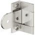 Butt Hinge Neuform Brass for Overlay Doors For door thickness 19-20 mm for side panel thickness from 17 mm polished nickel plated 307.04.708