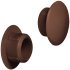 Cover Caps D10mm Blind Phillips Plastic Brown 8014 045.00.145